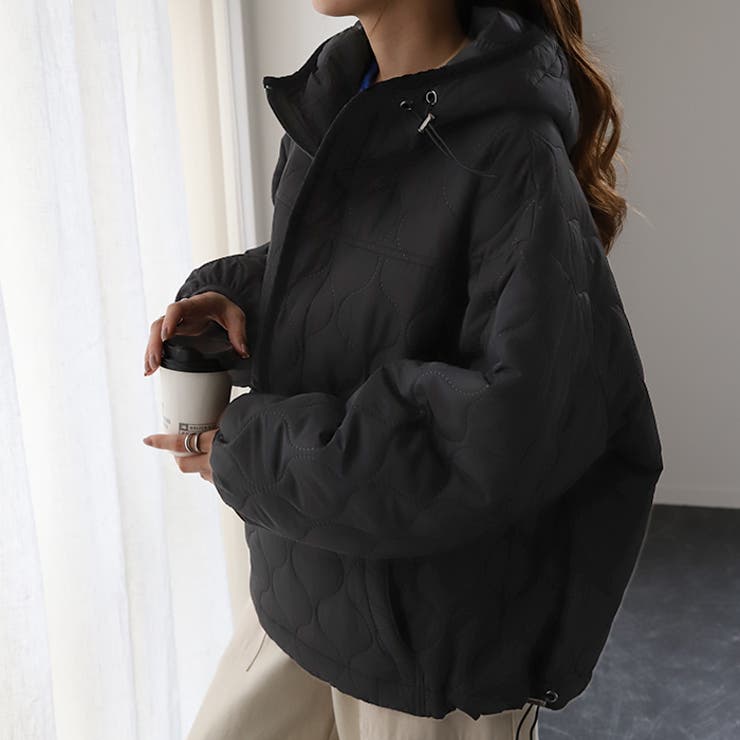 アウター レディース キルティング プルオーバー ジャケット ハーフ