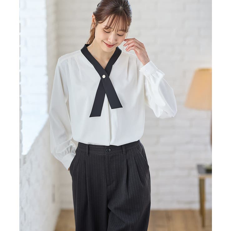 トップス ブラウス 長袖[品番：HNSW0009768]｜Honeys（ハニーズ）の