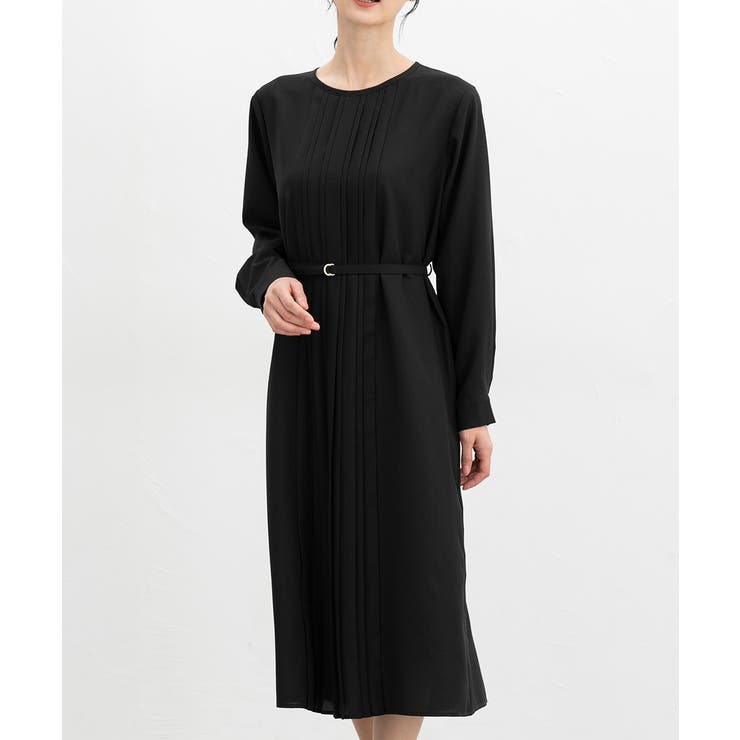 ワンピース 長袖 ロング丈[品番：HNSW0010311]｜Honeys（ハニーズ）の