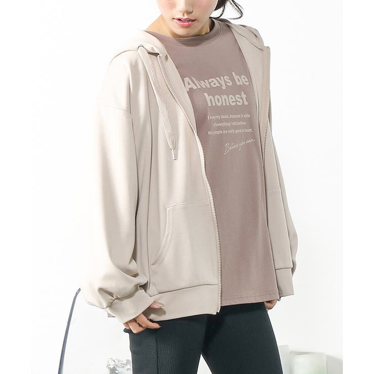 トップス パーカー ジップパーカー[品番：HNSW0004817]｜Honeys