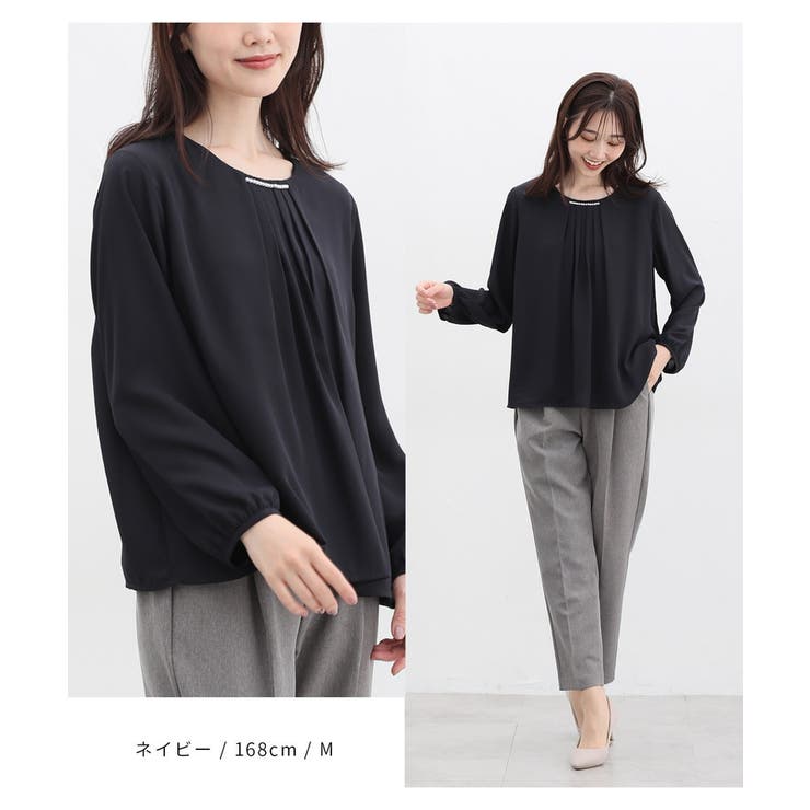 トップス ブラウス 長袖[品番：HNSW0009554]｜Honeys（ハニーズ）の