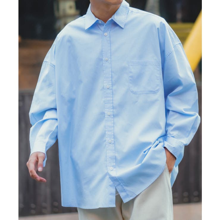 長袖シャツ メンズ ブロード[品番：IP000005740]｜improves（イン