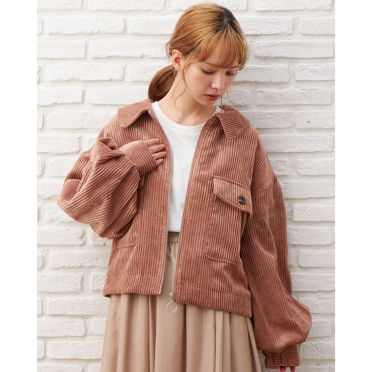フロントZIPコーデュロイブルゾン[品番：INGW0006302]｜INGNI （イング