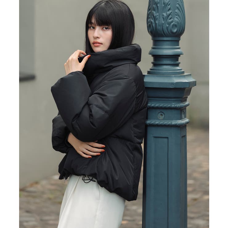 アウター総選挙3位】フード取り外し可能軽量ダウンブルゾン/2WAY・撥水