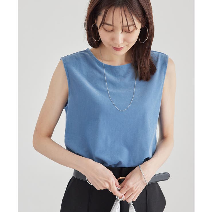 ベロアノースリーブカットトップス[品番：RPCW0045015]｜ROPE' PICNIC