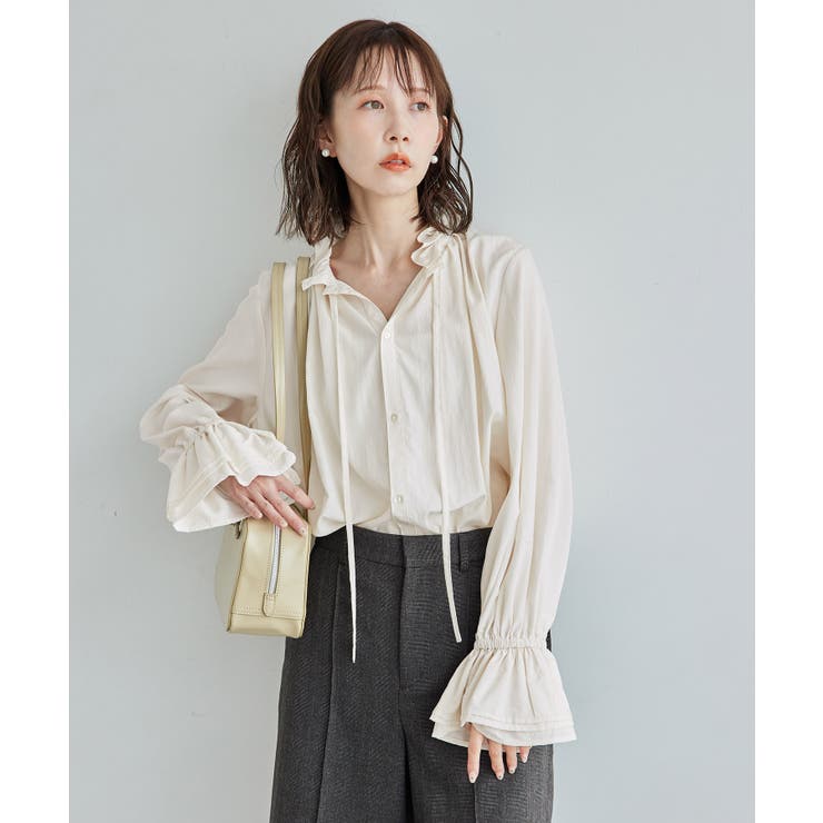 2WAY/フリルブラウス[品番：RPCW0045206]｜ROPE' PICNIC（ロペ