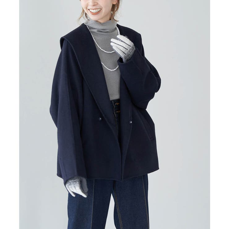 セーラーカラーショートコート[品番：RPCW0024041]｜ROPE' PICNIC