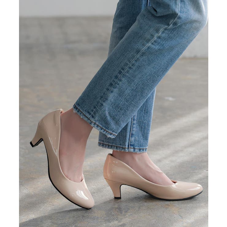 シリーズ累計90万足突破！走れる！殿堂入りパンプス ラウンドトゥ 5cm