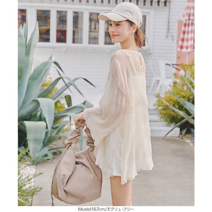 UVカット ラッシュガード 4点セット水着付きクリンクルシアートップス