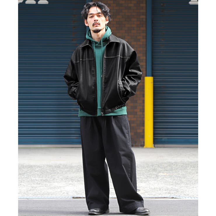 レザージャケット メンズ ブルゾン[品番：LU000013013]｜LUXSTYLE