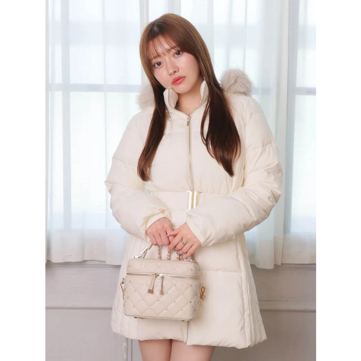 シェーディングライン中綿コート[品番：LINW0002705]｜LIPSERVICE