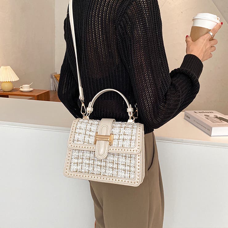 バッグ ミニバッグ ツイード[品番：ZI000008305]｜IRADOWL（アイラ