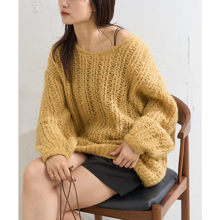 Kastane】ウール透かし編みニット.[品番：PALW0004440]｜PAL GROUP