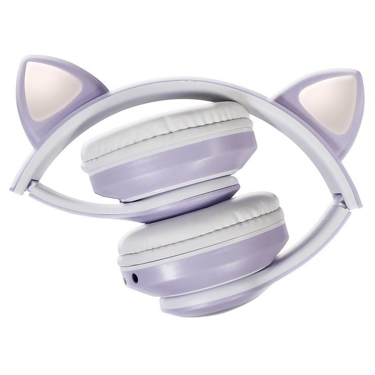 ヘッドセット ワイヤレス猫耳ヘッドフォン ヘッドホン[品番