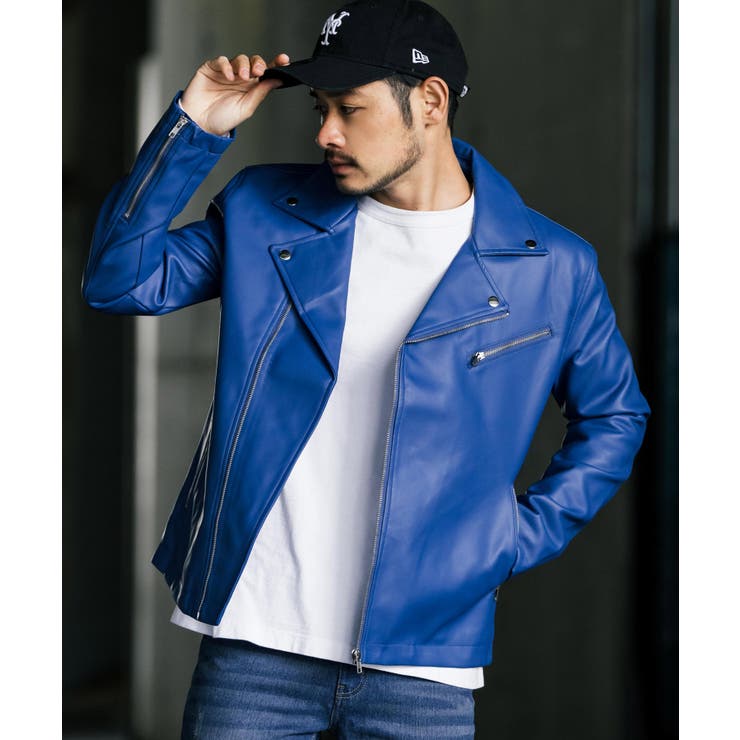 ライダースジャケット レザージャケット 革ジャン[品番：OE000007500