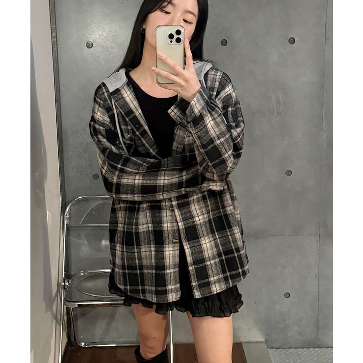 チェックシャツ 長袖シャツ チェック柄[品番：KH000015089]｜VIVID