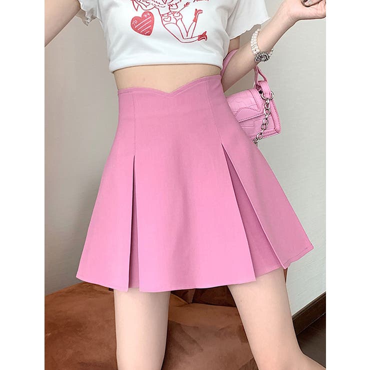 プリーツミニスカート 全4色 Y2K[品番：KH000013620]｜VIVID LADY