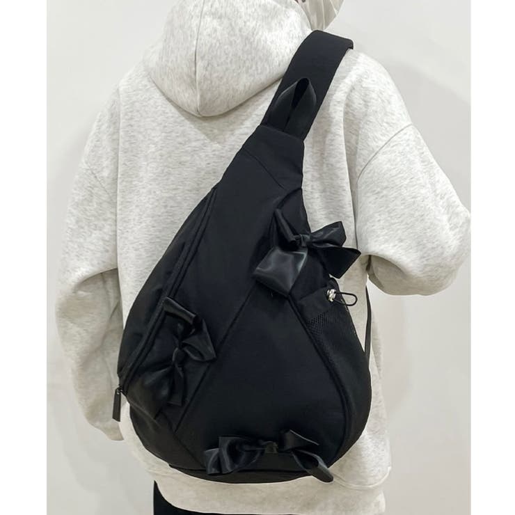 春夏新作】リボンデザインワンショルダーリュック[品番：SHNW0012260