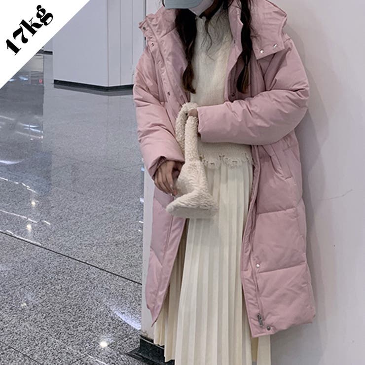 赤字覚悟！処分セール】防寒性のあるオーバーサイズロング丈中綿ダウン