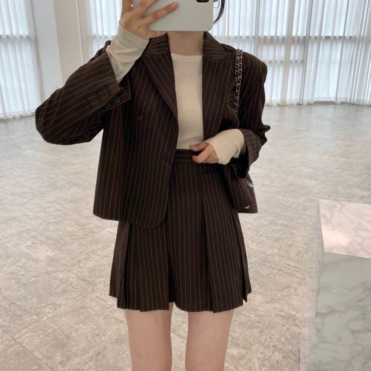 セットアップ ジャケット スカート[品番：TY000007359]｜teddyshop