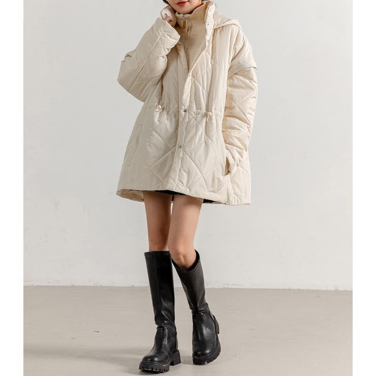 キルティング ジャケット 2way[品番：TY000008648]｜teddyshop