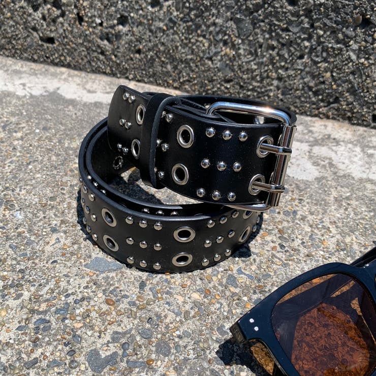 Wハトメスタッズベルト[品番：NHGW0004800]｜non-hedge （ノンヘッジ