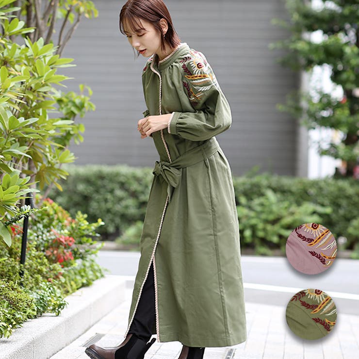 カツラギコートワンピース kwjbb043 チチカカ[品番：TTKW0009474