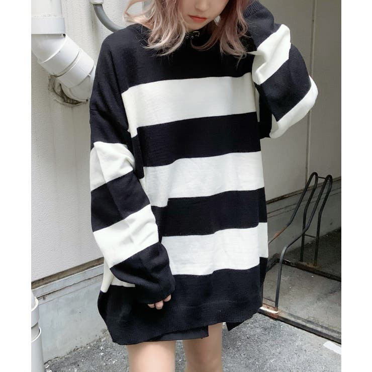 Figments】太ボーダーニット[品番：WG010077965]｜WEGO【WOMEN