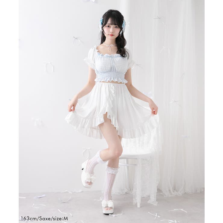 6wayフリルリボン水着 量産型 地雷系 夢展望[品番：YU000047422