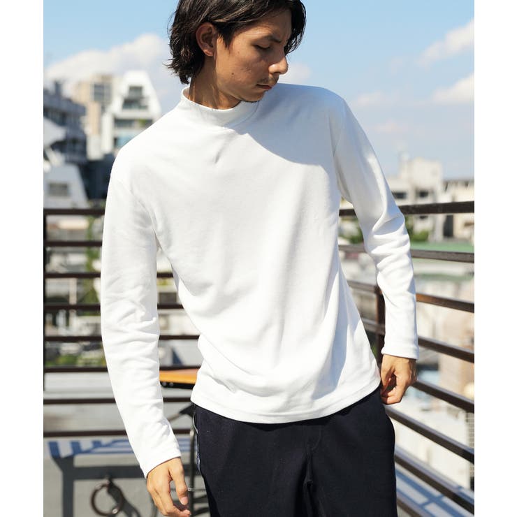 スムースハイネック セーター メンズ[品番：EH000005624]｜8（eight