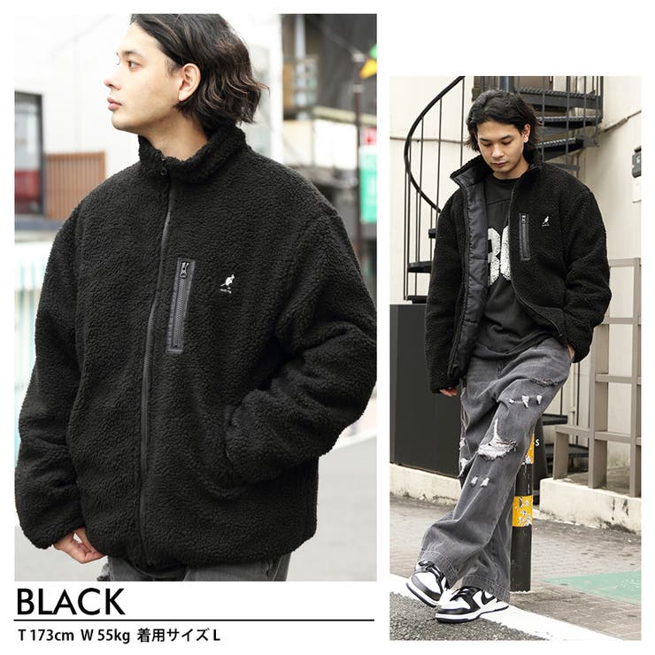 ボアブルゾン メンズ ジャケット[品番：EH000005629]｜8（eight