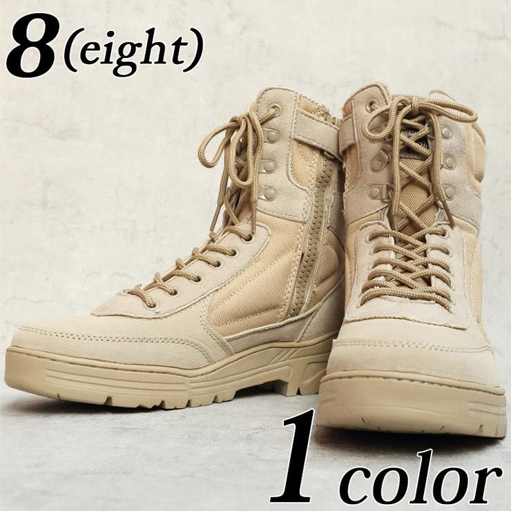 サイドZIPブーツ メンズ ブーツ[品番：EH000002935]｜8（eight