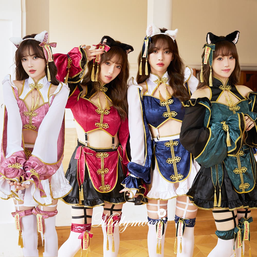 猫耳キョンシー《ハロウィンコスプレ7点セット》【Malymoon マリー