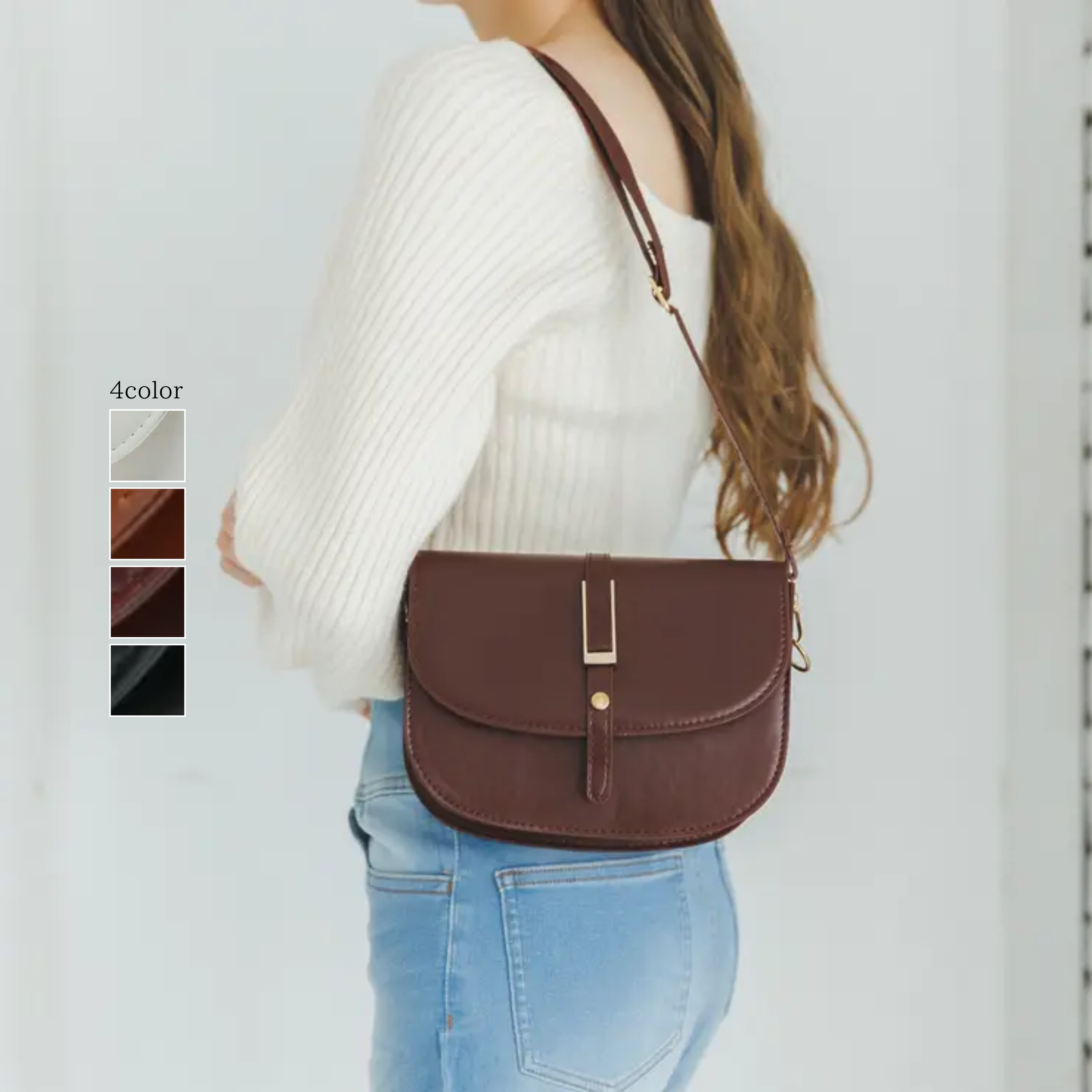 レザーフラップショルダーバッグ[品番：ORGW0000241]｜Ada.（エイダ