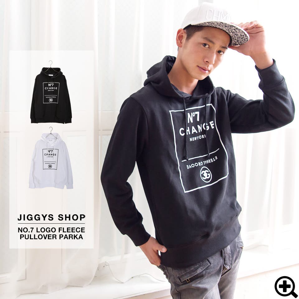 ◇NO 7ロゴミニ裏毛プルオーバーパーカー◇パーカー メンズ[品番