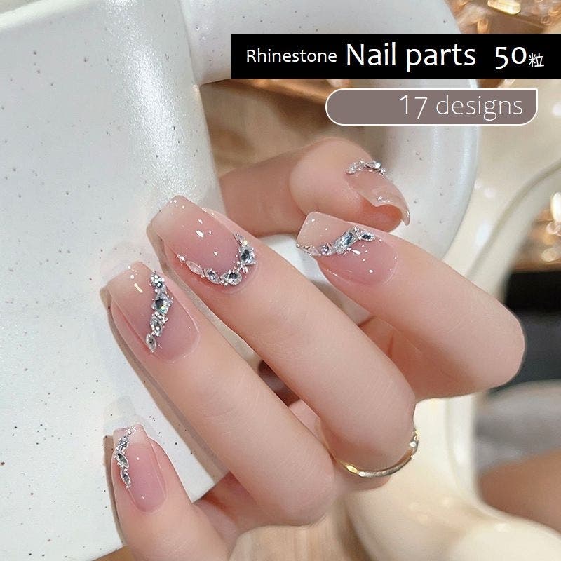 ネイルパーツ ラインストーン 50粒[品番：FQ000219672]｜PlusNao
