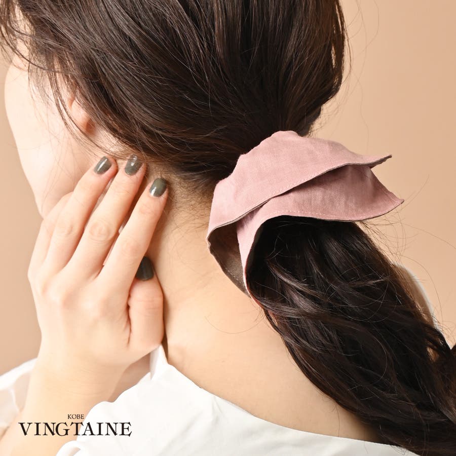 リバーシブルスクエアシュシュ シュシュ 大人[品番：VTNA0005101