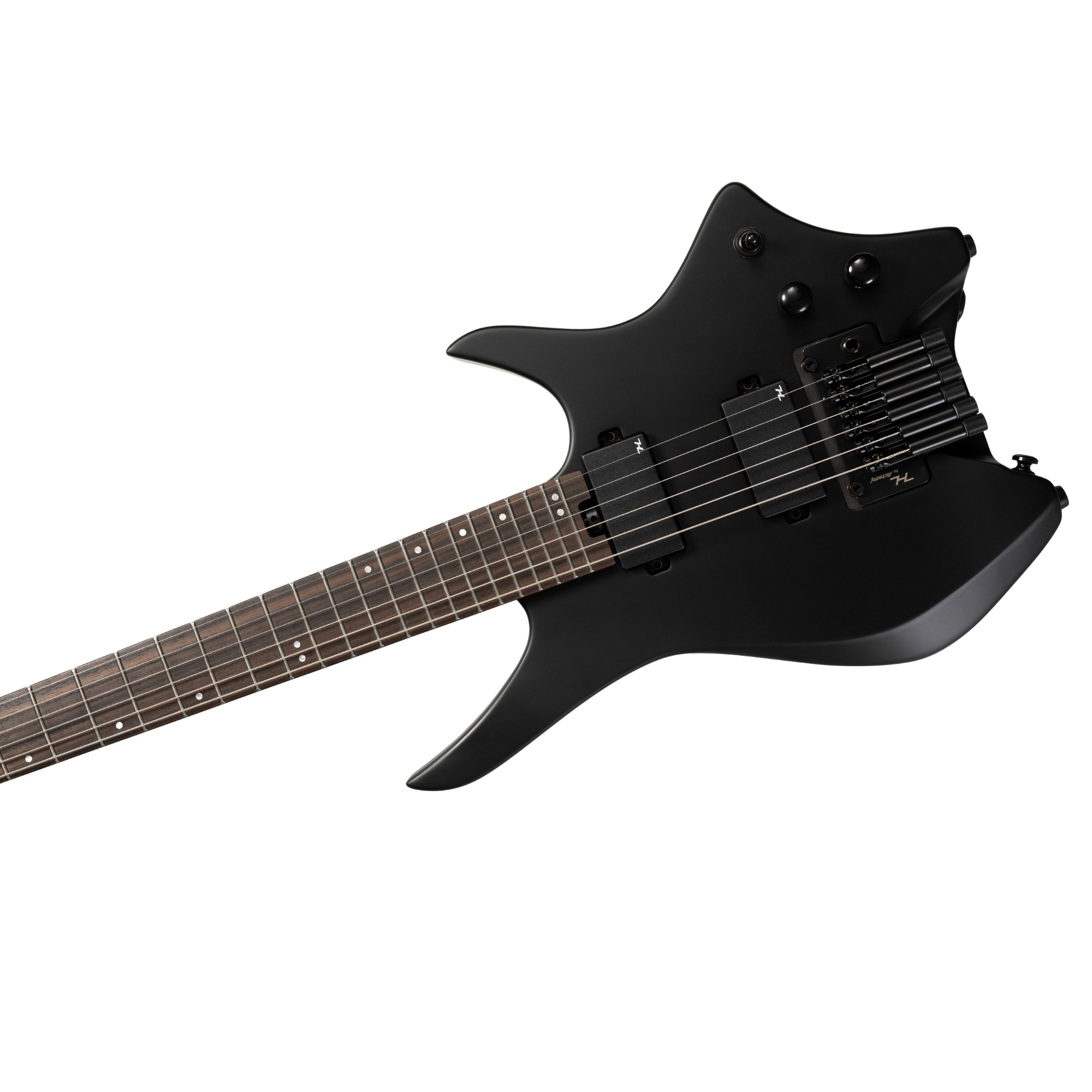 HEX N500/S BK BLACK NEXT SERIES - STAINLESS STEEL FRETS HH ACTIVE