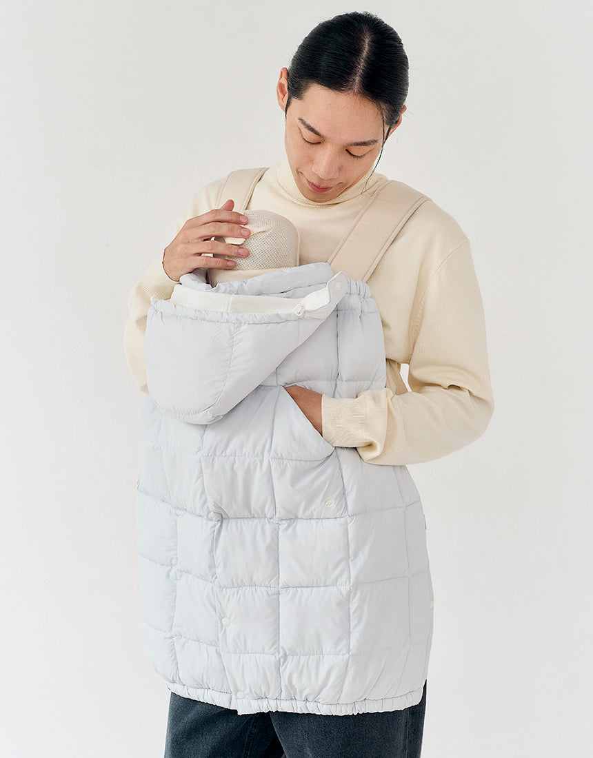 抱っこ紐防寒ケープ チャコール – GOOSEKET.JP