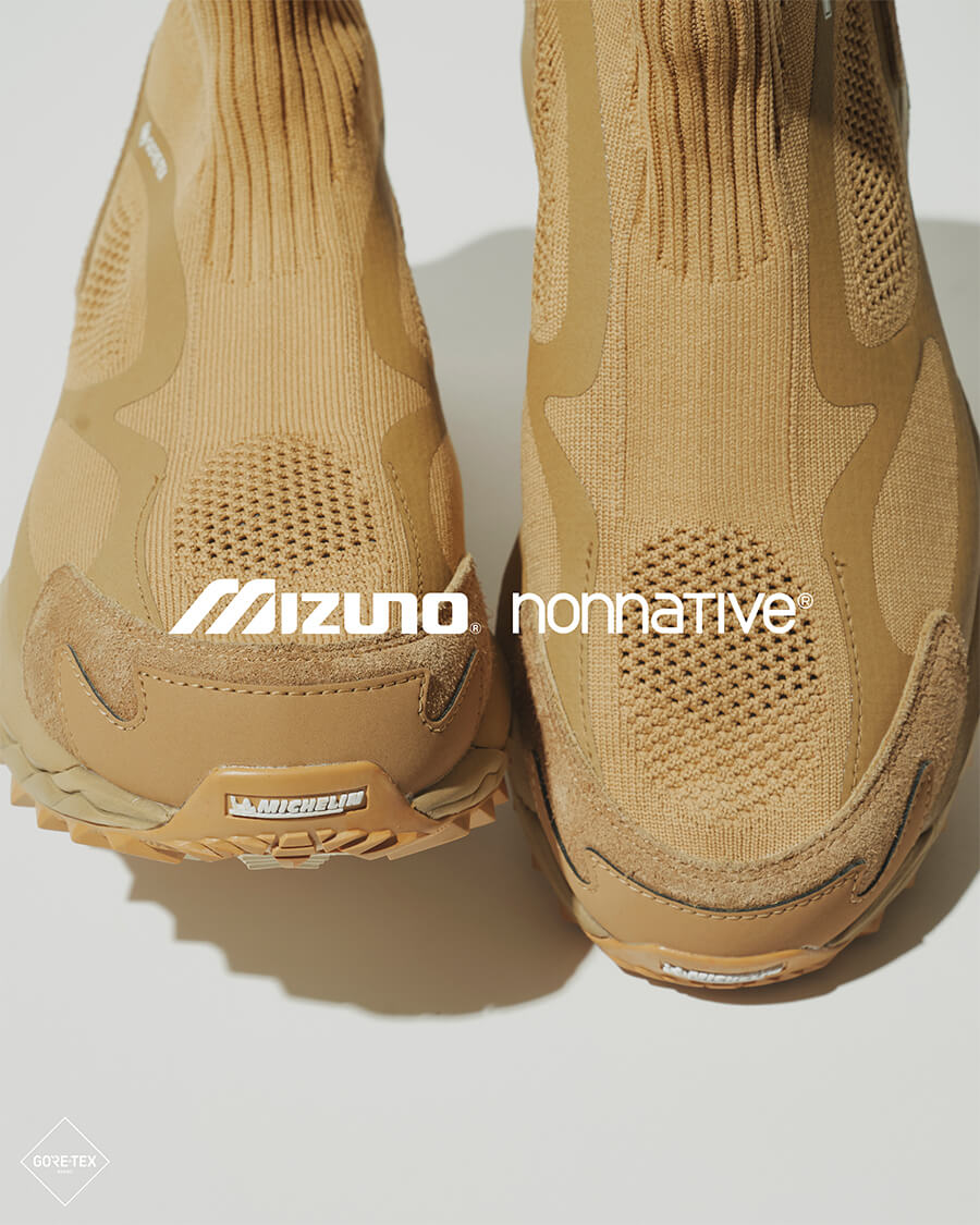 Mizuno × nonnative WAVE MUJIN TL MID GTX “COGNAC” – COVERCHORD