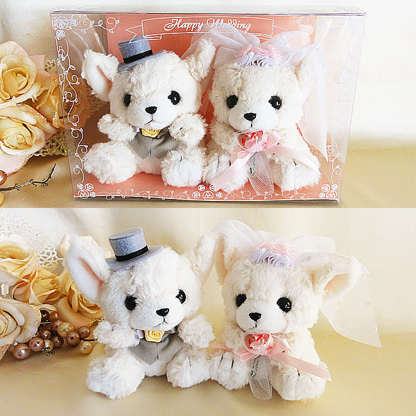 ぬいぐるみ【結婚式ウェルカムドールBOX<チワワ>】をセットに