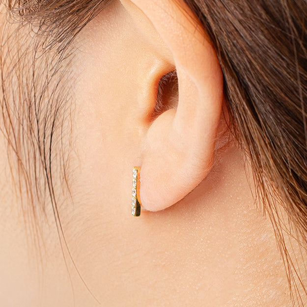 K18/Pt「ニキータ」ピアス｜【オレフィーチェ】Orefice