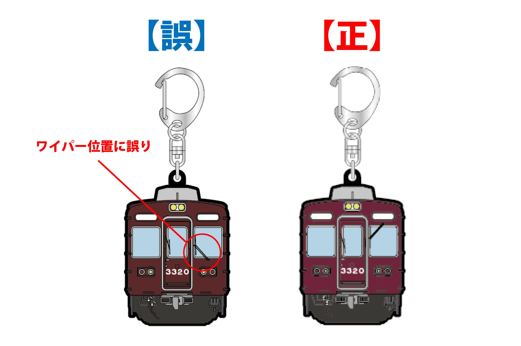 阪急電車トレーディングラバーキーホルダーvol.1」(2025年10月10日発売