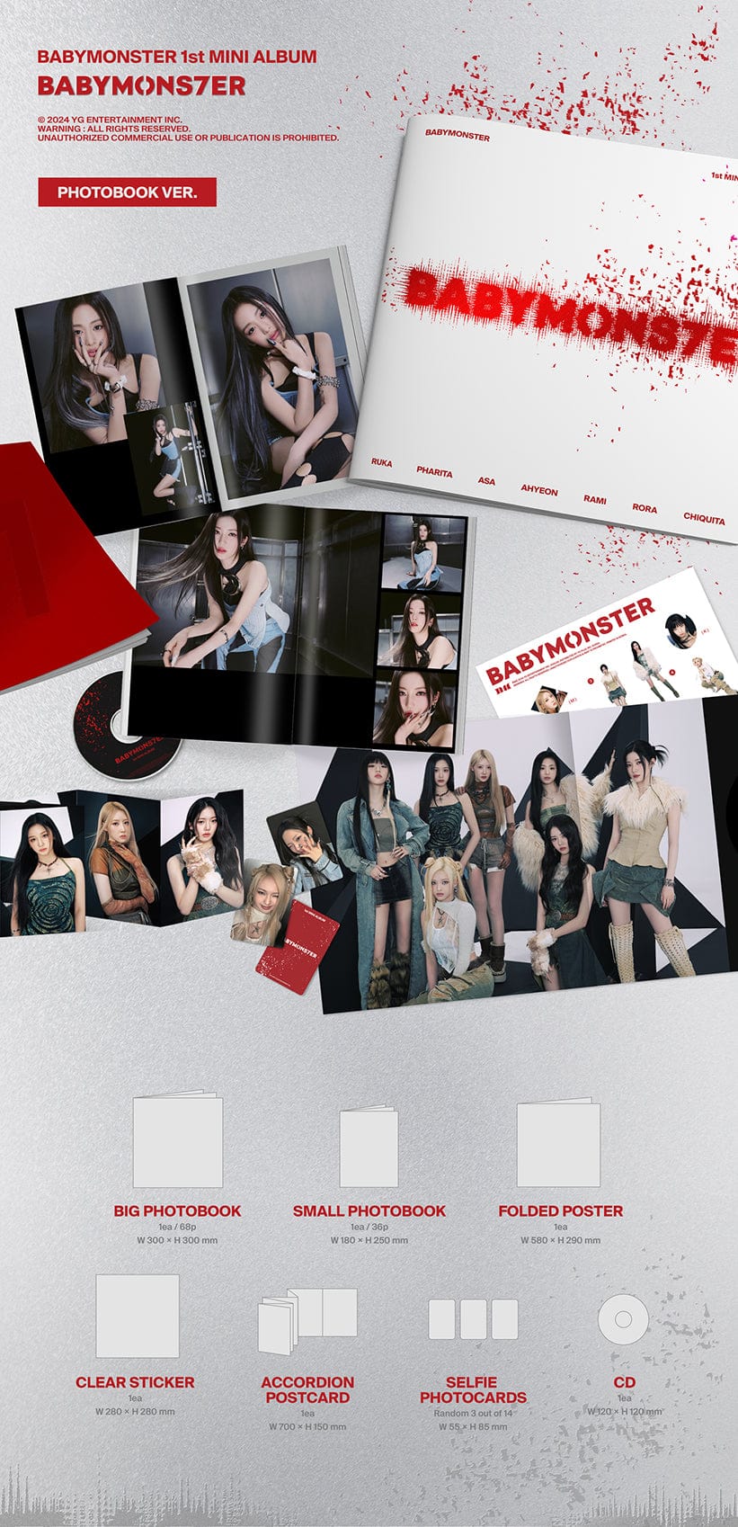 BABYMONSTER - 1st Mini Album [BABYMONS7ER]