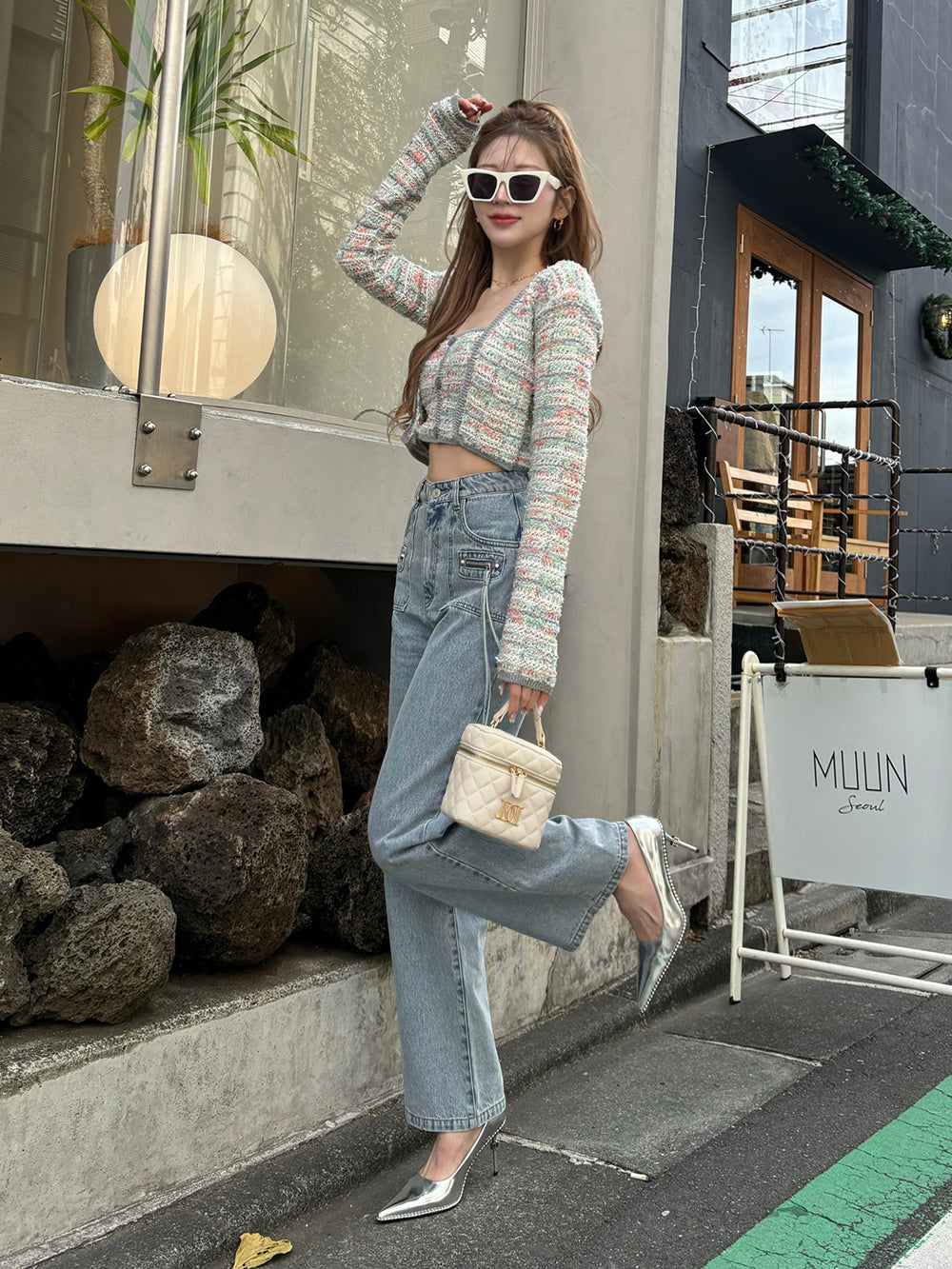 ミックスツイードニットトップス – Darich (ダーリッチ)