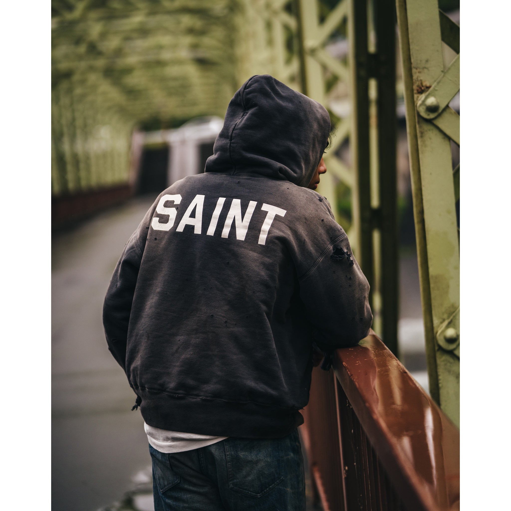 SAINT Mxxxxxx x BerBerJin BB_DBL FACE HOODIE/SAINT / BLACK | GR8
