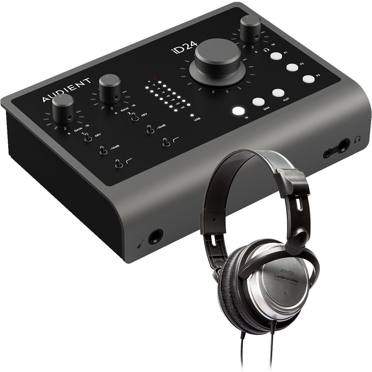 Audient iD4 MkII 2in/2out USB-C Audio Interface STUDIO KIT – Kraft