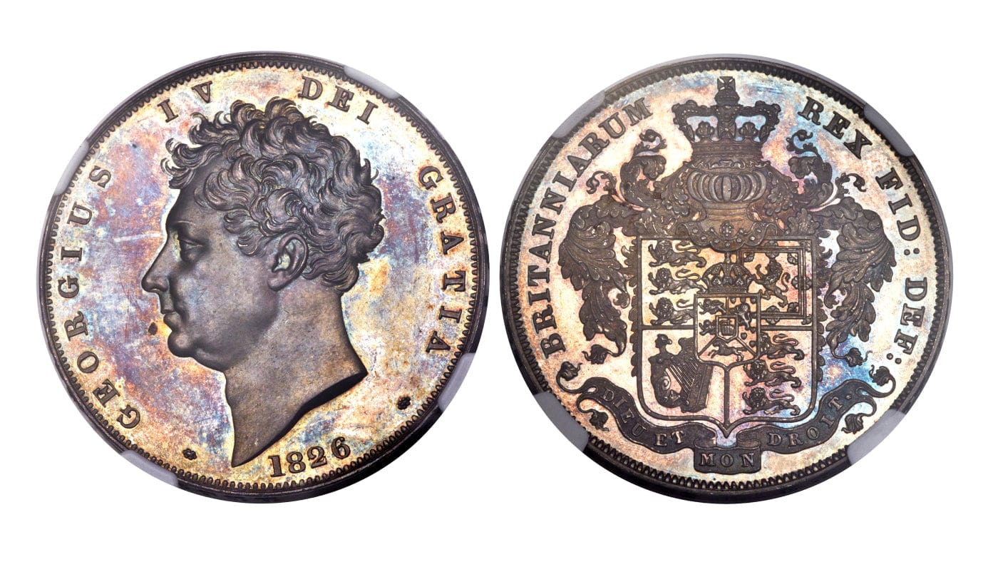 イギリス国王ジョージ4世のクラウン銀貨の魅力とは！希代の職人が彫り