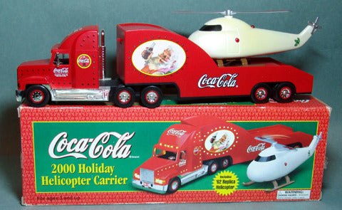 Main Street Toys - Coca Cola 2000 Holiday Helicopter Carrier