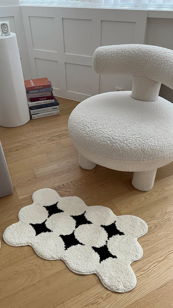 ビンテージダイアモンドタフティングミニラグ - Cozy.Full | 60